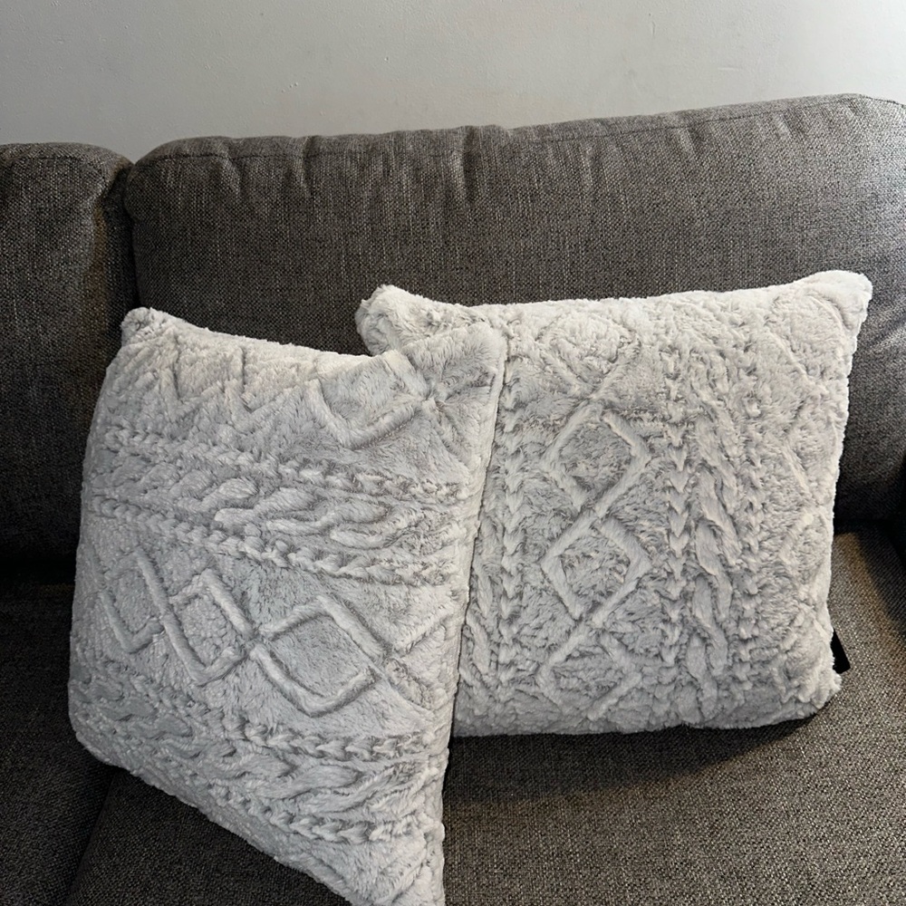 Cozy Textured Throw Pillows
